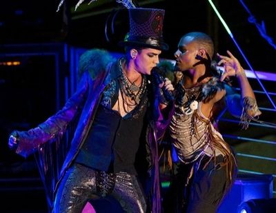 Adam Lambert  and dancer Photo